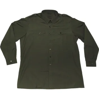 Košile BRIT original oliv. Velikost: 41/43 (L) - šířka košile přes hrudník cca 60 cm