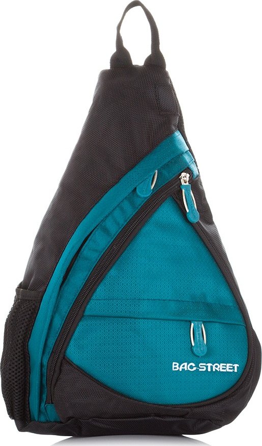 Bag Street Lehký batůžek přes jedno rameno 4388 tyrkysový