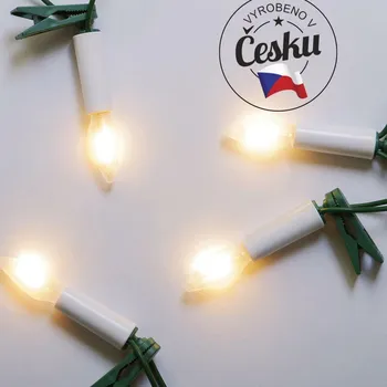 Žárovka Prodloužení pro venkovní soupravu LED Filament Felicia bílá SVP-20, zelená kabeláž bez napájení