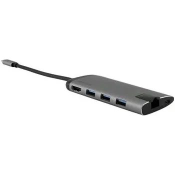 USB hub Verbatim MultiPort USB-C/ HDMI, USB 3.1, HDMI, SDHC, microSDHC, RJ45