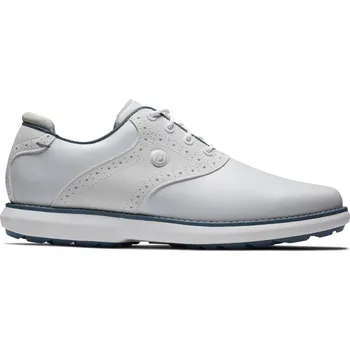 FootJoy Traditions dámské golfové boty, bílé bílé, bez spajků, standardní, 38.5
