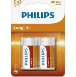Philips LongLife R14L2B/10 2 ks