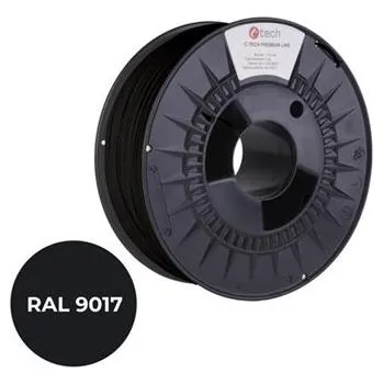 Filament C-TECH PREMIUM LINE, ABS, dopravní černá, RAL9017, 1,75mm, 1kg