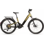 Maxbike Celoodpružené SUV elektrokolo MAXBIKE SAGA 2026 černo zlaté - L ( 170- 185 cm )