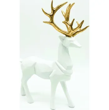 Vánoční dekorace ACA Lighting dekorace sob bílá 30cm X1584617