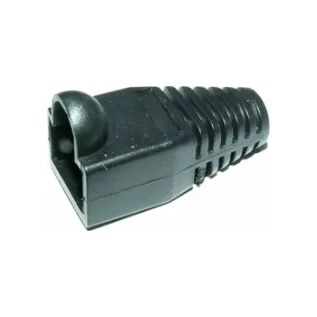 Konektor UTP ochrana konektoru RJ45 plast ČERNÁ s bublinkou