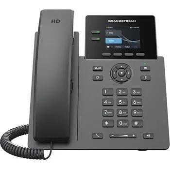 Konferenční telefon Grandstream GRP2610P SIP telefon, 2 linky, 8 VPK, barevný LCD, 2 SIP účty, PoE