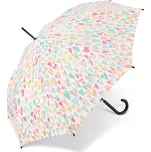 UNITED COLORS OF BENETTON Benetton deštník Dlouhý automatický Aquarell Hearts Multicolor 86cm/104cm