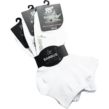 Dámské ponožky RS dámské i pánské letní kotníkové bambusové jednobarevné ponožky mix9 43-46