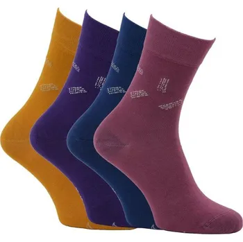 Dámské ponožky Zdravé ponožky dámské bambusové módní elastické ponožky s příjemným lemem mix 35-38