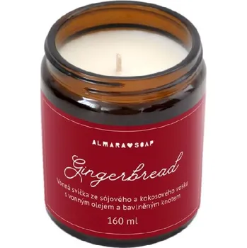 Svíčka Almara Soap Vonná svíčka GINGERBREAD