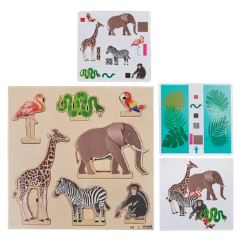 ROLF Education Vkládací prostorová skládačka Džungle