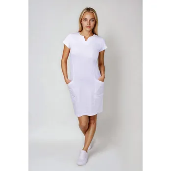 Zdravotnický oděv 2P SERVIS Šaty dámské inda Bílá L