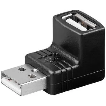 Redukce USB redukce A-A, Male/Female 90°