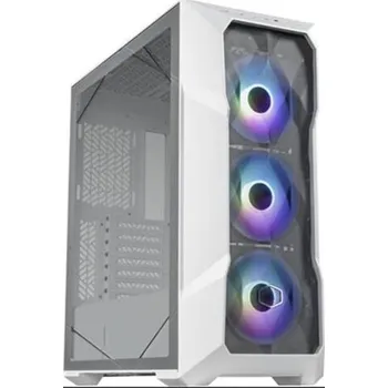 PC skříň Cooler Master case MasterBox TD500 MESH V2 White, ATX, bez zdroje, průhledná bočnice, bílá