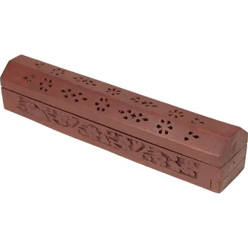 Vonná tyčinka Stojánek na vonné tyčinky truhlička řezba Květy