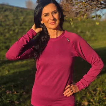 Dámské tričko TERMOVEL Dámské tričko MODAL DLR W - růžová/grafit VELIKOST: S