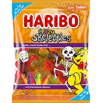 Bonbon Haribo Crazy Skeletties 160g