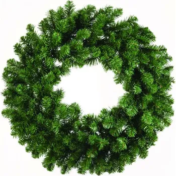 Vánoce ACA Lighting vánoční adventní věnec PVC 76cm průměr X167610