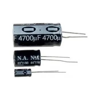 Kondenzátor RAD 2200/35V RM7,5 Elektrolytický kondenzátor, radiální vývody, prům.16x31mm, 105°C