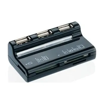 Čtečka paměťových karet CONNECT IT USB hub 3 porty + čtečka karet BOOT
