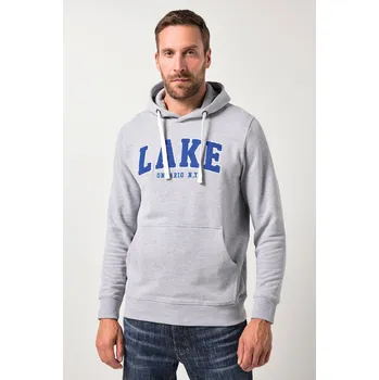 Pánská mikina JP1880, Plus size Mikina s kapucí JP1880, nášivky, klokaní kapsa, do 8XL pro plnoštíhlé nadměrná velikost, 843110123-1454, šedý, 5XL, Plus size oblečení, Oblečení pro vysoké muže, Nadměrné velikosti, Oblečení pro plnoštíhlé.