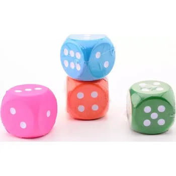 ostatní stavebnice Pěnové hrací kostky střední