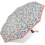 UNITED COLORS OF BENETTON Benetton deštník Skládací automatický Blooming Dots Peach Mini 28cm/95cm