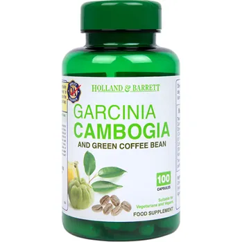 Holland & Barrett - Garcinia Cambogia a zelené kávové zrno, 100 kapslí