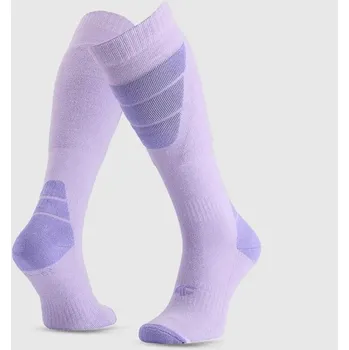 Dámské ponožky Dámské lyžařské ponožky 4F velikost 39-42 light violet