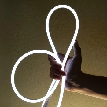 LED páska ACA Lighting 100LED/m LED NEON hadice bílá jednostranná 50m IP44 1,5m napájecí kabel krátitelné po 1m s 3x sada příslušenství X08542411