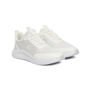 Pánské tenisky Sneakersy Calvin Klein Eva Runner Lace Up Mat Mix YM0YM01442 Bílá 45
