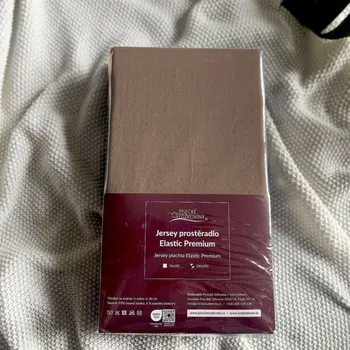 Prostěradlo Jersey prostěradlo Elastic Premium 90x200 / 30cm - kakao