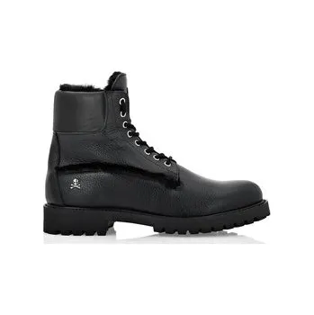 Dámské kozačky PHILIPP PLEIN Kozačky 1383 Černá 36