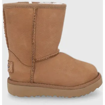 Dívčí sněhule Dětské semišové sněhule UGG hnědá barva 1019646T.CHE 84X, EUR 22