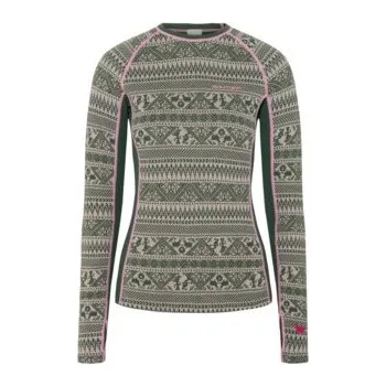 Dámské tričko Dámské funkční triko Kari Traa Tale Ls Velikost: S / Barva: zelená