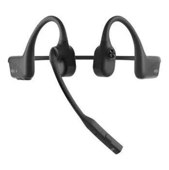 Sluchátka Shokz OpenComm2 (2025 Upgrade), bez adaptéru, Bluetooth sluchátka před uši s mikrofonem, černá