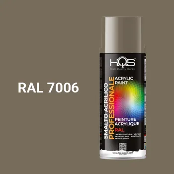 Barva ve spreji HQS Barva ve spreji akrylová HQS, Béžově šedá RAL 7006,lesklá,400ml