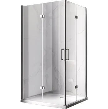 BPS-koupelny Obdélníkový sprchový kout HYD-OK13A 100x90 chrom/transparent - bez vaničky