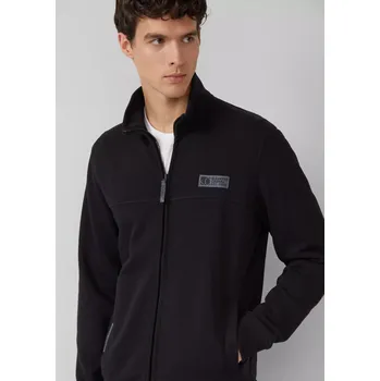 Pánská mikina Q/S s.Oliver pánská mikina se stojáčkem černá Velikost: S