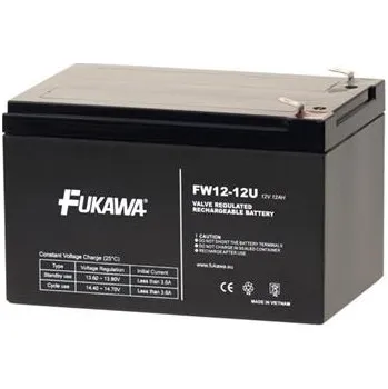 Záložní baterie FUKAWA FW 12-12U (12V; 12Ah; Faston 6,3mm)