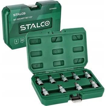Klíč Sada nástrčných klíčů, TORX, 1/2”, 55mm S2 9ks STALCO S011166055