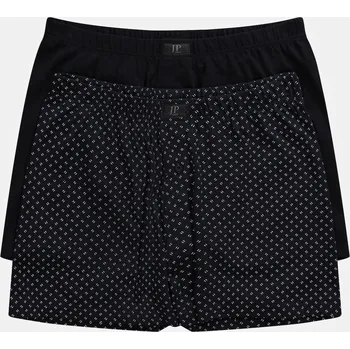 Boxerky JP1880, Plus size Boxerky, 2-balení, OEKO-TEX pro plnoštíhlé nadměrná velikost, 823648100-1452, černý, 3XL, Plus size oblečení, Oblečení pro vysoké muže, Nadměrné velikosti, Oblečení pro plnoštíhlé.