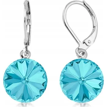 Náušnice Náušnice RIVOLI 10mm KLB AQUAMARINE