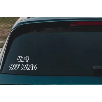 Samolepící dekorace Lepy.cz Samolepka na auto 4x4 Velikost (šířka x výška): 15x8cm, Barevná varianta: Světle šedivá