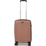 Malý kabinový cestovní kufr 55x40x23 polypropylen 40l Worldline 292 růžová světle