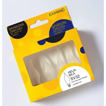 Žárovka Blistr 4 žárovky Helia bílá 7V/0,2A