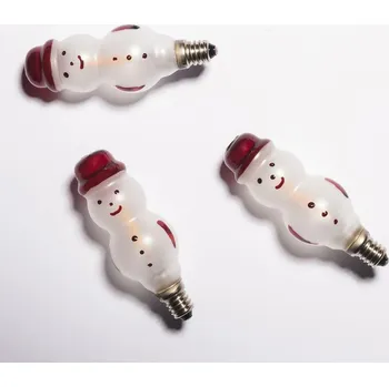 Žárovka LED BALENÍ Sněhulák bílý FILAMENT 20V/0,2W, 36 ks