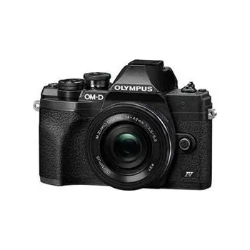 Kompakt s výměnným objektivem Olympus E-M10 Mark IV 1442 EZ kit black/black