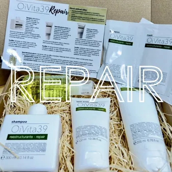 Kosmetická sada BALÍČEK: OiVita39 Repair Kit - set péče pro poškozené a suché vlasy